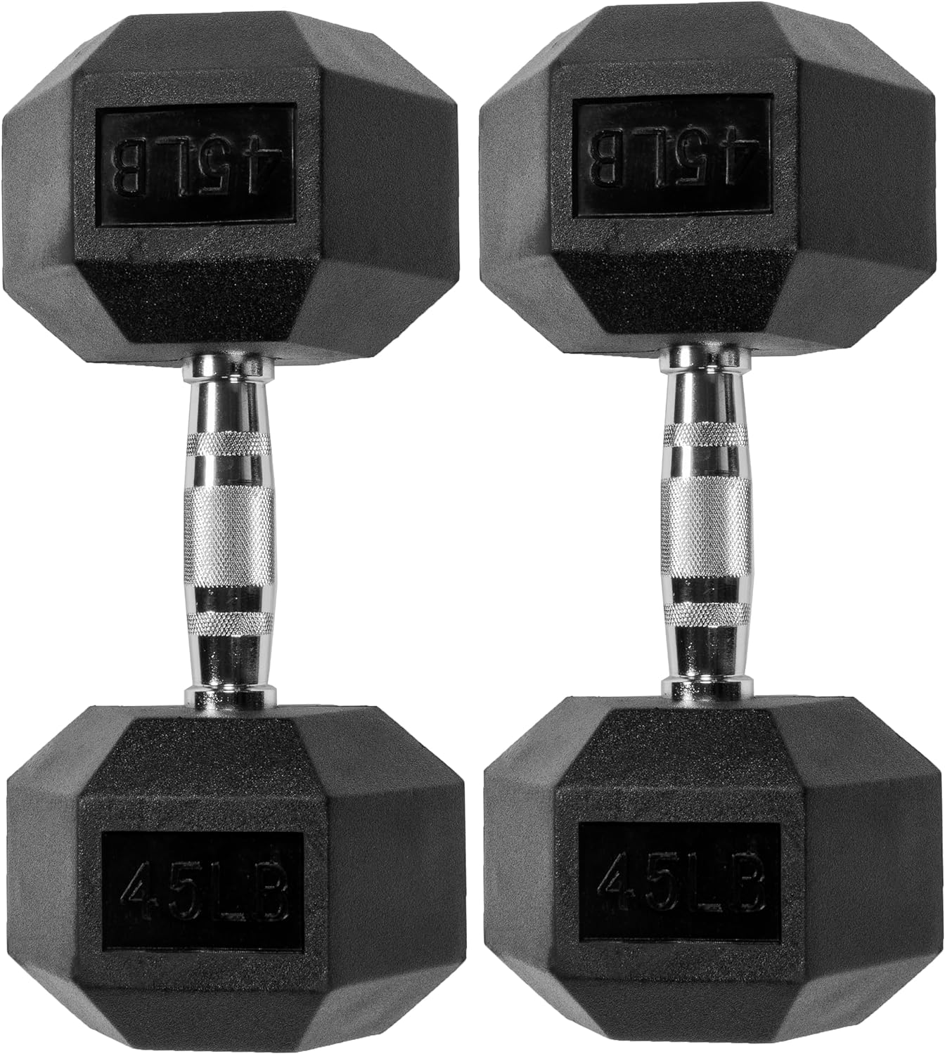 SF Rubber Dumbbells - Pair of 45s